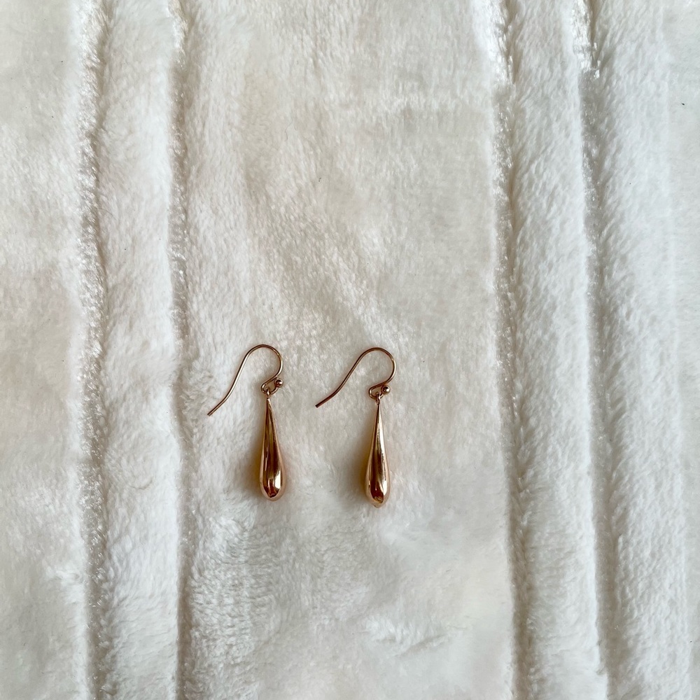 18k Rose Gold plated earrings